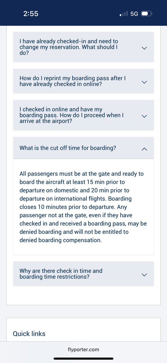 TheRealTSimps's tweet photo. @porterairlines (cont). My partner did not have to check any bags and had already checked in online. When asked we were told boarding had started. #lies. @flyyhm is so small we could see the gate through security. 

VERY disappointed in #Porter. https://t.co/hVlrLXRrAF