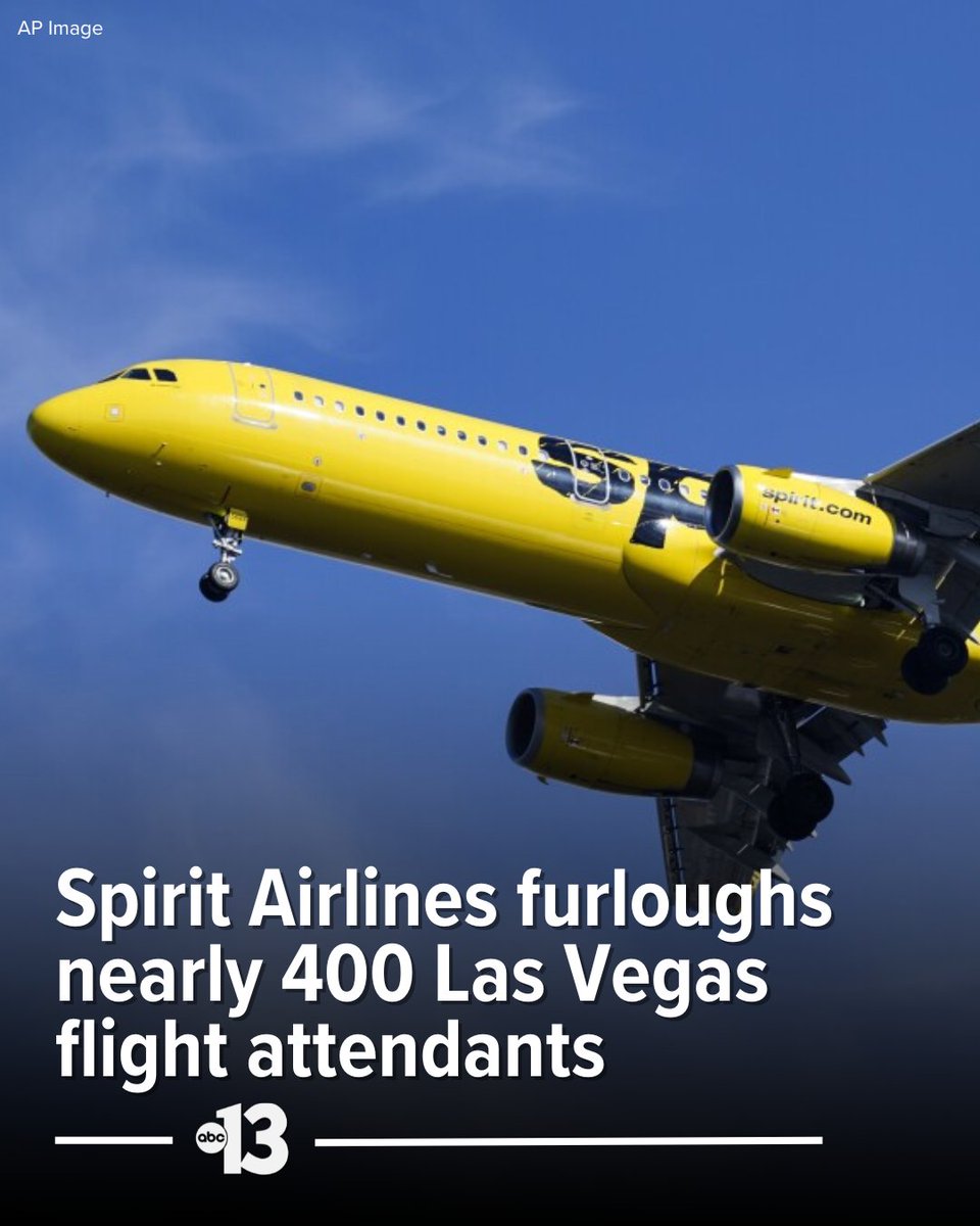 Earlier this month, we told you that Spirit Airlines was going to furlough 1,800 flight attendants nationwide, which is about a third of the flight attendants that work for the company.