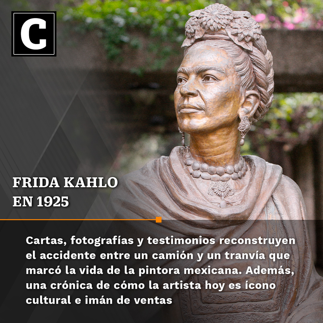 Un trabajo de Abida Ventura (<a href="/AbiVentura/">Abida Ventura</a> ) y Sonia Sierra (<a href="/sony_sierra/">Sonia Sierra</a> ) reconstruye el siniestro que marcó a Frida y la llevó al arte y las letras, con base en correspondencia, imágenes y relatos.
eluniversal.com.mx/cultura/confab…