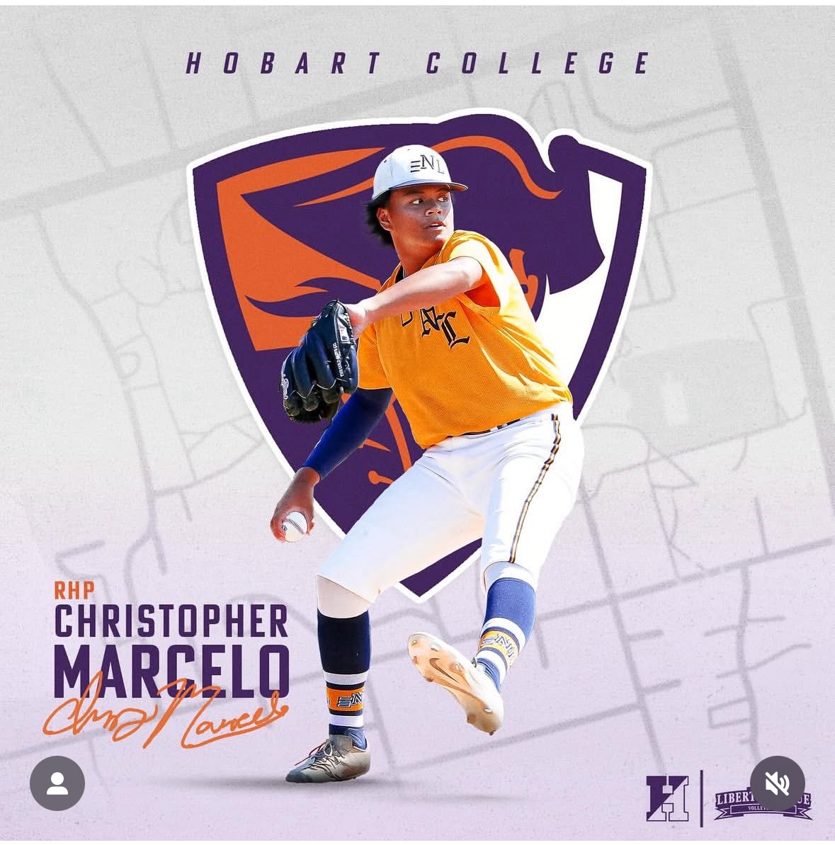 axcessbaseball's tweet photo. RHP Chris Marcelo (Chaminade 2026) commits to Hobart College @NextLevelBaseba https://t.co/QsUoK2drth