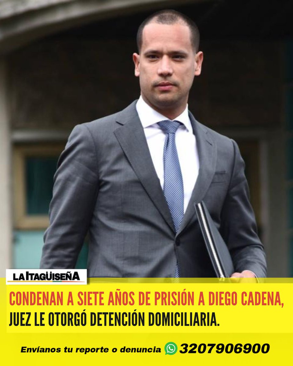 El Juez Tercero Penal del Circuito condenó a 7 años de prisión al abogado Diego Cadena, exdefensor del expresidente Uribe Vélez.

El fallo lo responsabiliza de sobornar a Juan Guillermo Monsalve para que declarara falsamente contra el senador Iván Cepeda.

#LaItagüiseña #Justicia