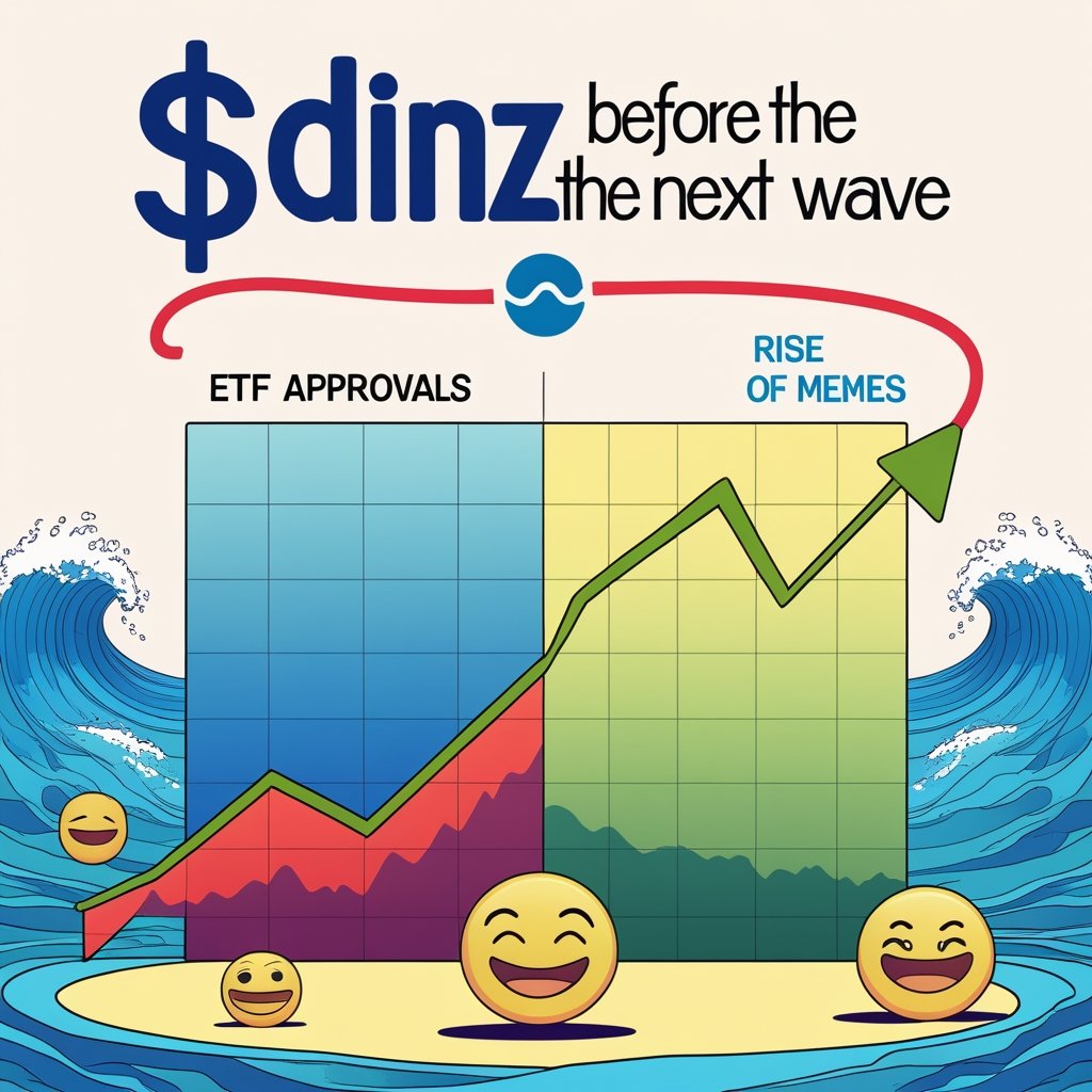 DINZcoin's tweet photo. ETF approvals are dropping — memes are rising. Join $DINZ before the next wave 🌊> #DINZ #CryptoIndia #criptomonedas #MemeCoin #IndiaCrypto
https://t.co/5YxAcZbL3l https://t.co/lyoGGp2YTx