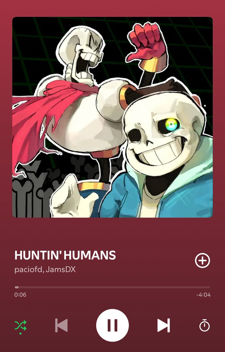 JamsDX_'s tweet image. all the love huntin humans is getting on spotify is fuggin awesome lol :)) sorry for shadow dropping, meant to have the lyric video done last saturday but things got in the way.
should be done and premiered by this weekend though :))
#undertale #nerdcore #utdr