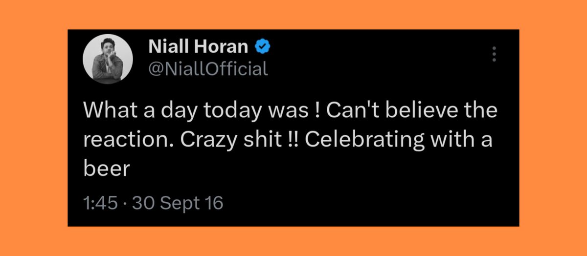 KStomska's tweet image. 9 yrs ago Niall tweeted happy with the response to This Town 🧡
#NiallHoran #Throwback #ThisTown #Nostalgia