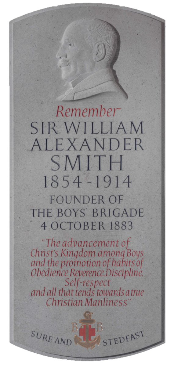 Happy Birthday to The Boys' Brigade, founded on this day 1883

A memorial to our founder was unveiled in St. Pauls Cathedral on this day in 1985.

Read more about it here  >>thebbmuseum.org/the-boys-briga…