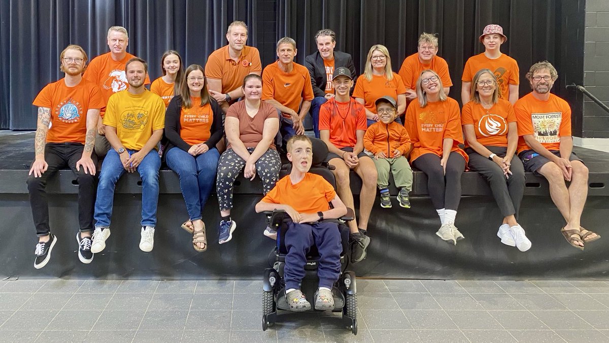 Proud of all of our Wolverines who wore their orange shirts today to show support for the National Day for Truth and Reconciliation.
