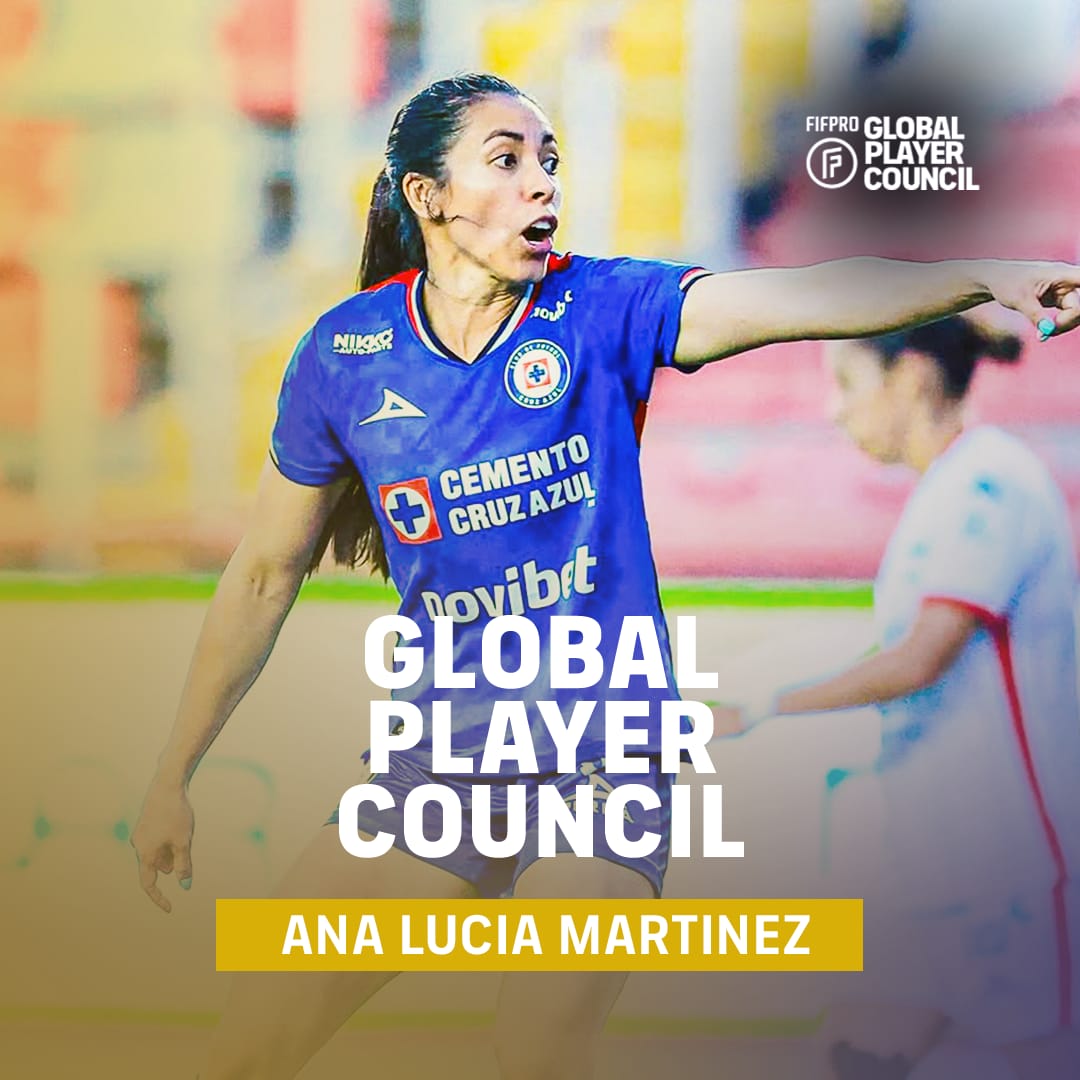 Histórico: <a href="/AnaluMartinz20/">Ana Lucía Martínez</a> se une al Consejo Mundial de Futbolistas de <a href="/FIFPRO/">FIFPRO</a>

Propuesta por SIFUPGUA,  Ana Lucía es la primera guatemalteca y centroamericana en la mesa global donde será la voz de las y los futbolistas de nuestra región.
#PorUnTrabajoDigno  #GlobalPlayerCouncil