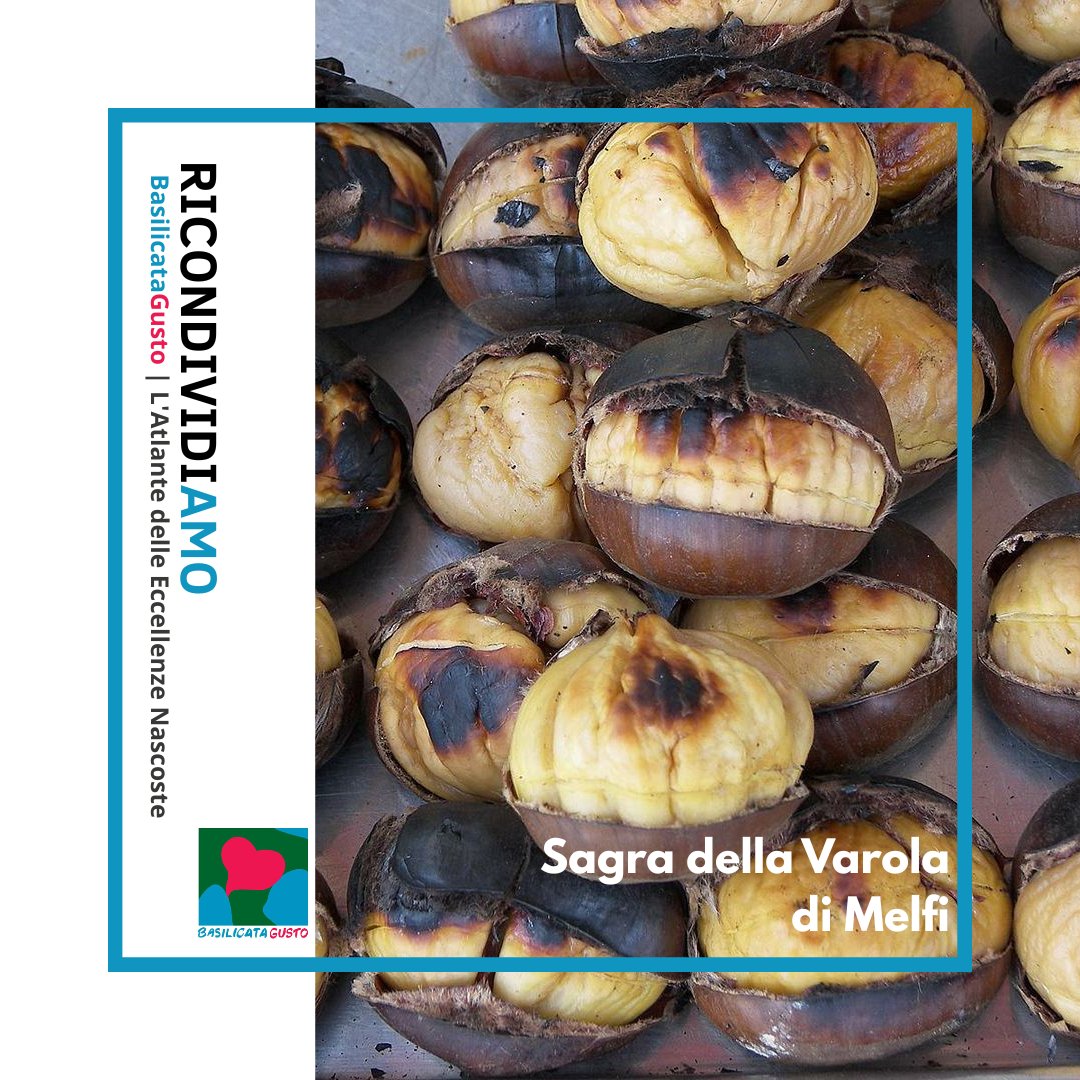 La Sagra della Varola è una delle feste più attese dell’autunno lucano 🍁.
Melfi si trasforma: tra stand in legno che profumano di castagne, mercatini artigianali, musica popolare e spettacoli all’aperto, dal 19 al 21 ottobre.
#BasilicataGusto #lAtlanteDelleEccellenzeNascoste
