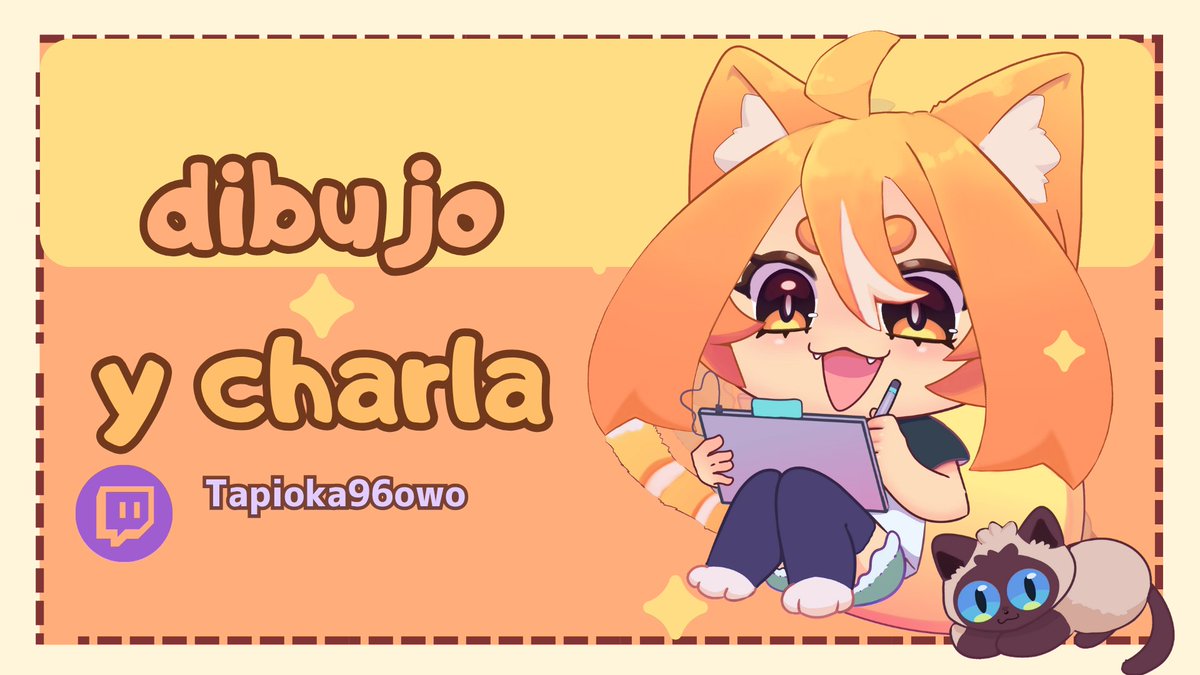 Nyahallo,nos vemos a las 6:30pm hora México para trabajar en una comisión y preparar las cosas para el rumbo Halloween 🎃
- - -
#VtuberES

m.twitch.tv/tapioka96owo