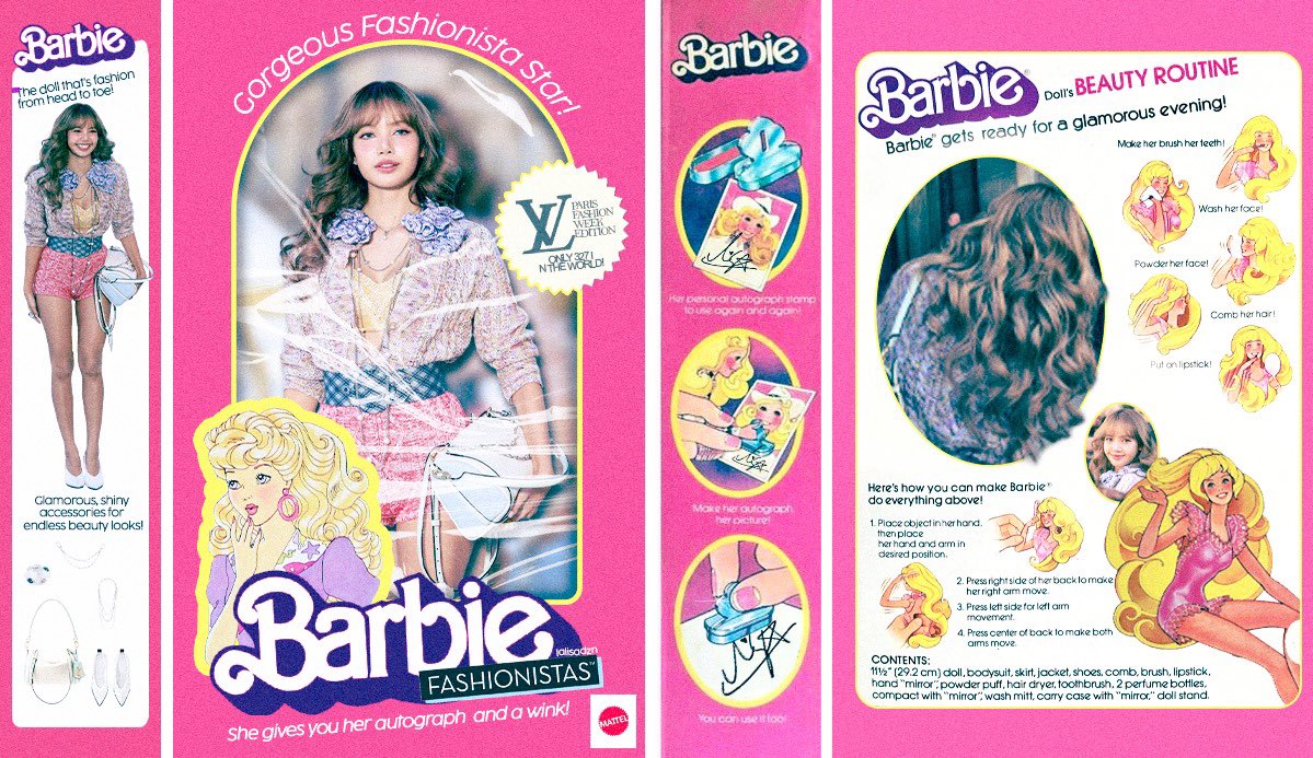 portfolisa's tweet photo. the new barbie fashionista doll are available now! 

LISA PARIS FASHION WEEK 
#LVSS26 #LISAxLVSS26 
#LISAxLouisVuitton https://t.co/spo0ue4Dhj