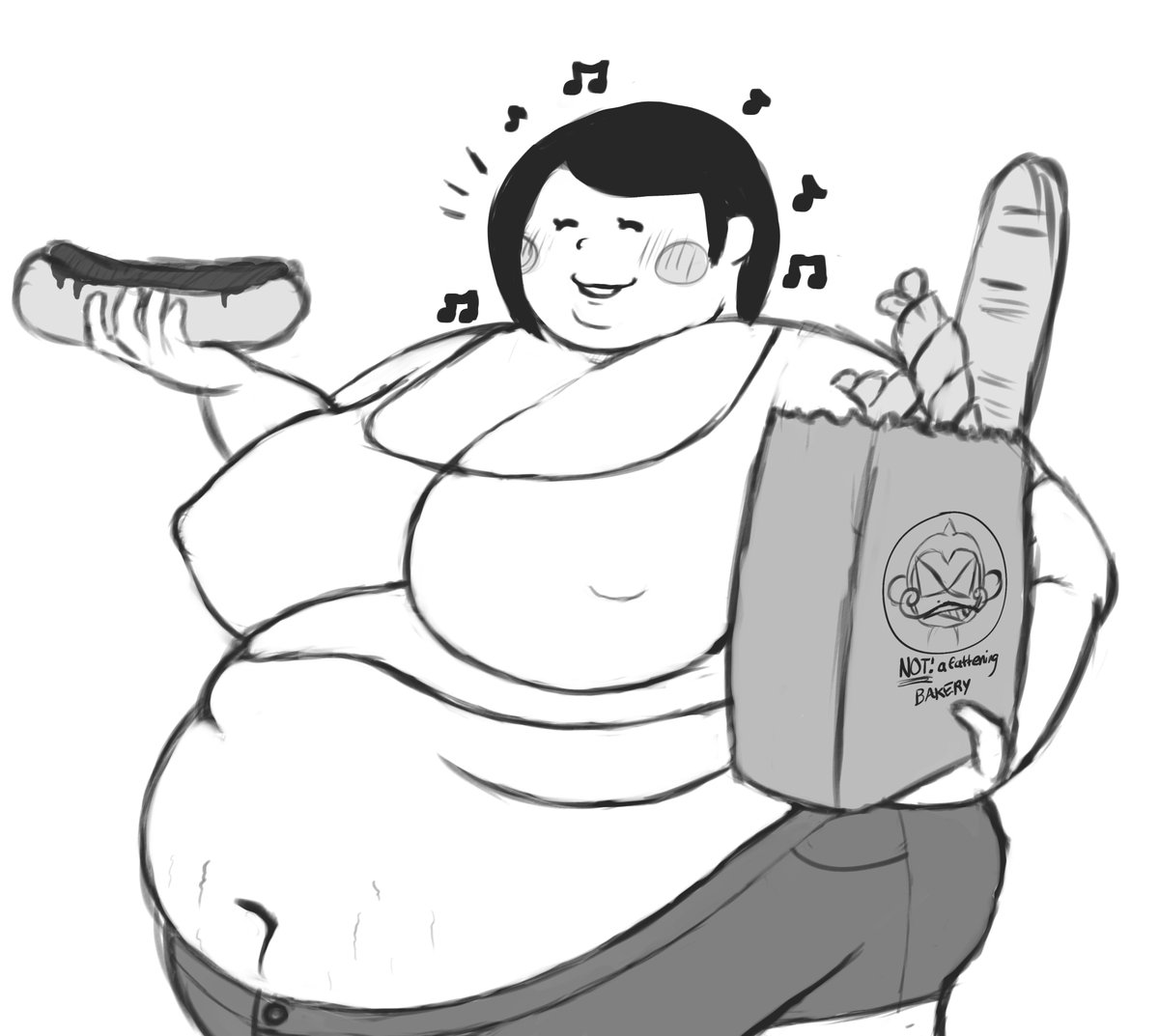 Peku_Peck's tweet image. She doesn't have a cake but the whole bakery, or something like that :P