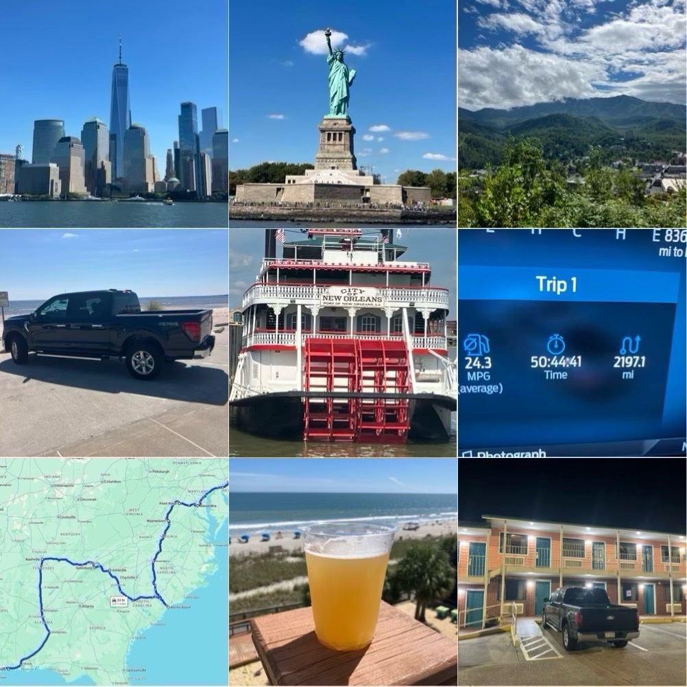 Mission complete. Heading home tomorrow.

What a ride… New York to New Orleans. 16 days, 10 states, 2,200 miles. And a pick up truck. Cheers, all!