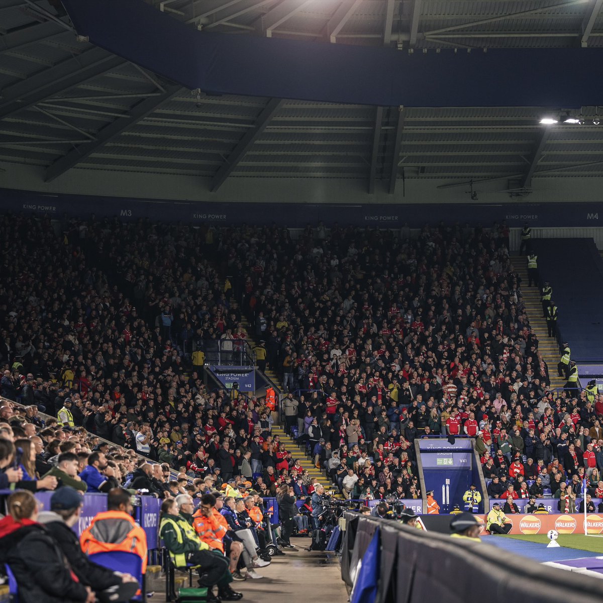 Wrexham_AFC's tweet photo. Superb support all night. Diolch, Reds 👏

🔴⚪️ #WxmAFC https://t.co/K7EScpBdOJ