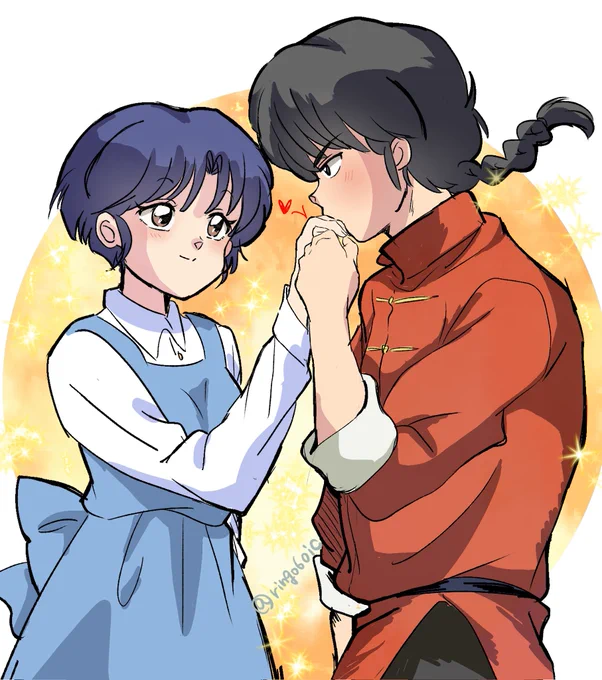 あなたの「にぶんのいち」はどっち #乱あ #らんまアニメ