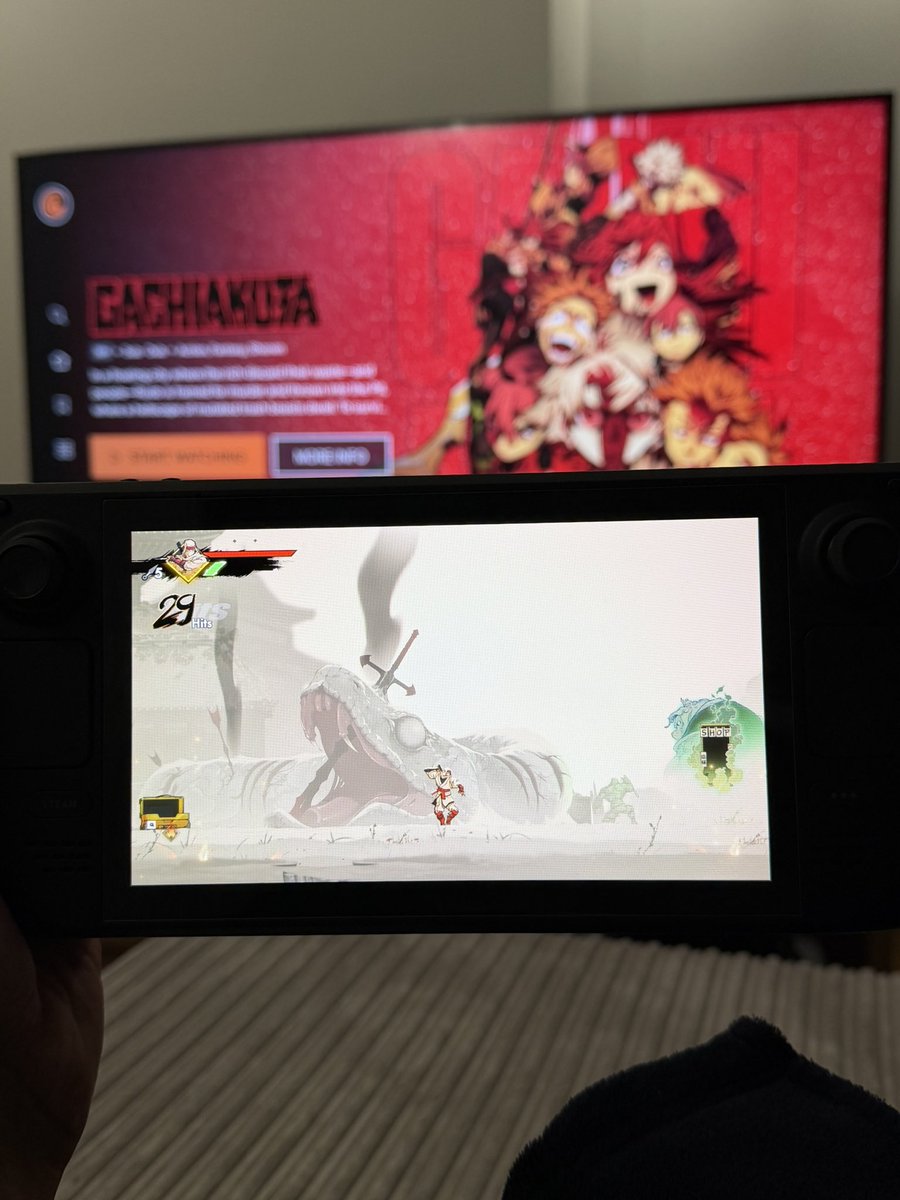 I know everybody has been playing Silksong, but I finally got around to starting Shinobi: Art of Vengeance &amp; it feels SO much more my vibe as far as Metroidvanias. The combat feels super satisfying &amp; the visuals are great!

Thank you <a href="/HelloGuillotine/">Guillotine 🔪</a> &amp; <a href="/SEGA/">SEGA</a> for the code! 💙 #ad