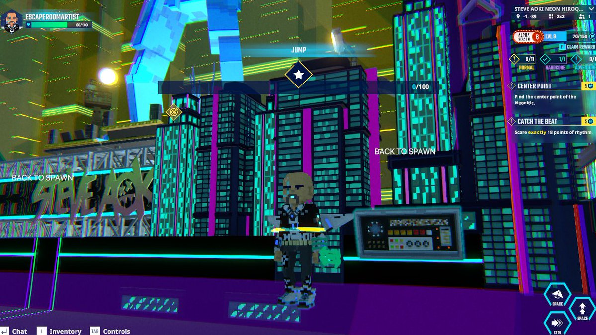 EscapeRoomArtist (@escapermartist) on Twitter photo Snap a picture under the <a href="/steveaoki/">Steve Aoki</a> sign for swag points <a href="/TheSandboxGame/">The Sandbox</a> tsbga.me/TheSandbox Snap a picture under the <a href="/steveaoki/">Steve Aoki</a> sign for swag points <a href="/TheSandboxGame/">The Sandbox</a> tsbga.me/TheSandbox