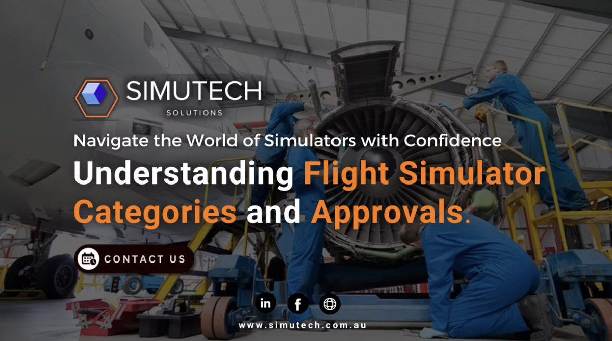Danielde2025's tweet photo. The "level" of a flight simulator is more than just a letter or a number; it's a direct measure of its fidelity and training capability. The higher the level, the closer the experience is to the real aircraft, allowing for more training credit.

What sets the levels apart?

⦿ Visual Systems - Higher levels offer wider fields of view and more realistic, high-resolution graphics.

⦿ Motion Systems - The most advanced FFSs have motion systems with 6 degrees of freedom, providing crucial physical sensations for takeoff, landing, and turbulence.

⦿ Flight Dynamics - Higher levels feature more sophisticated aerodynamic models, replicating the aircraft's flight behaviour with incredible accuracy.

⦿Systems Modelling - The depth and accuracy of simulated aircraft systems - from avionics to hydraulics - increase with each level of fidelity.

From basic procedures to complex emergency scenarios, the simulator's qualification level determines its training power.

🔗 Dive deeper into the specifics of each simulator level

https://t.co/Ic0sx0vS5O