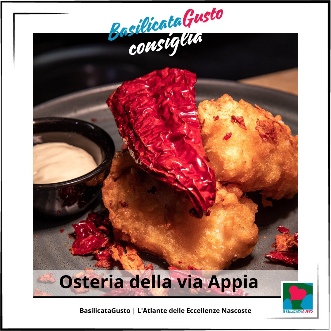 #BasilicataGustoConsiglia Taverna di Zu Cicco con un grande classico che profuma di Basilicata: baccalà con peperoni cruschi. 
#BasilicataGusto #lAtlanteDelleEccellenzeNascoste