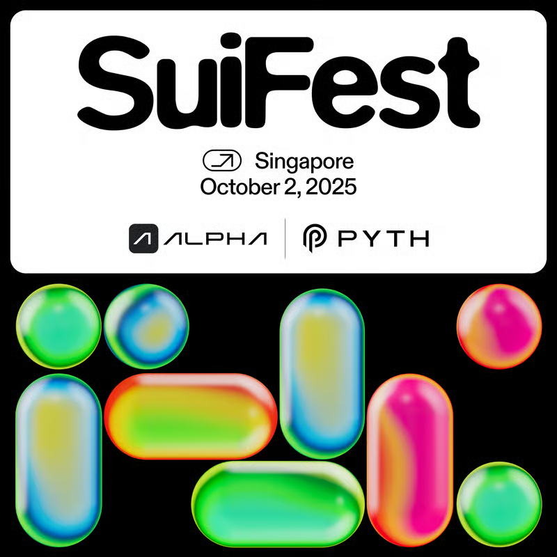 You wake up in Singapore. Your calendar says TOKEN2049 events.

But your soul says:
🌿 breathe
 🎶 move
🧠 think
💬 connect

SuiFest is where you go when you want to feel again.
October 2. Singapore.

RSVP 👇
luma.com/suifest