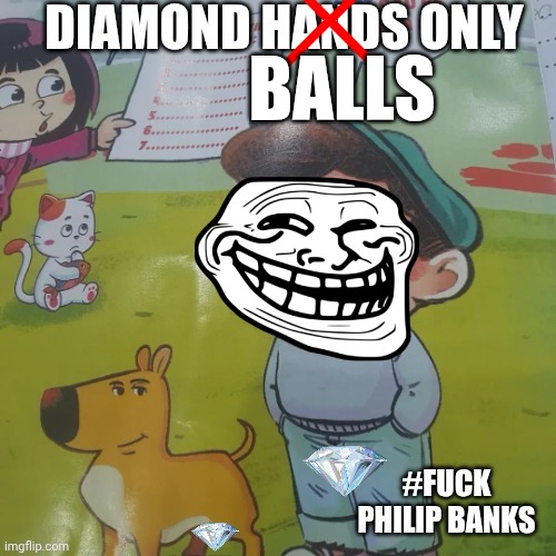 Twofingerhole's tweet photo. Hey @philbbankss
, looks like the $CHILLGUY crypto troll taught you a thing or two! You tried to flex on us, but our diamond balls community HODLed through. Top tier listings are imminent. Who's chilling now? #ChillGuy #DiamondBalls #Trollguy https://t.co/A48o0taUhN