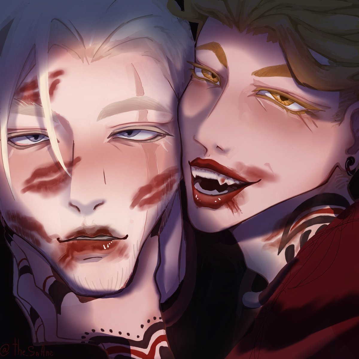 theSa_Ane's tweet photo. creepy hyperfixation on these two🫠
 I need MORE consent on them☠️

#GACHIAKUTA #Engris #Grisjin
#กริสจิน https://t.co/kMckRzVvyt