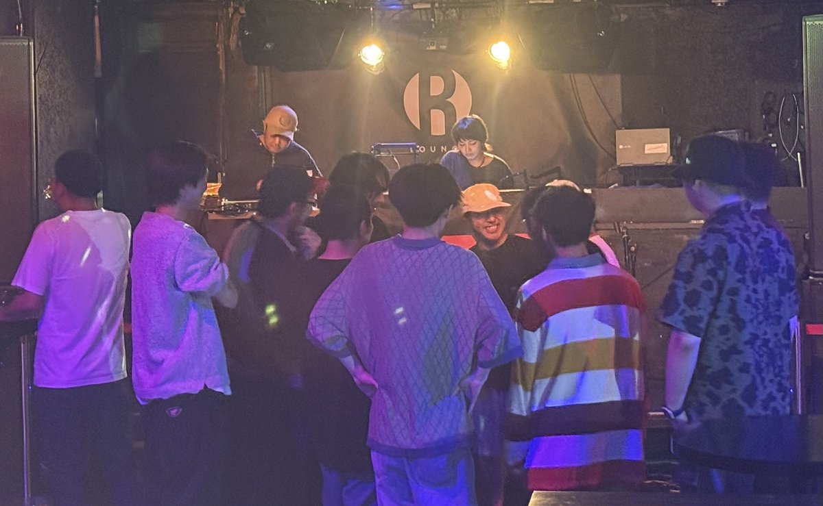 10/7(火)【R(7F)CYPHER】
at 渋谷R-LOUNGE(7F)

■主催者
KOOPA
スペカン
Dragon One
K-rush
DNL
egavvo
smooth dog nice
YANDYILlMATIC
M1NAZUK1
マスオマスター
大和

近郊の方、気になった方は是非!!
ラフに遊びましょう🔥