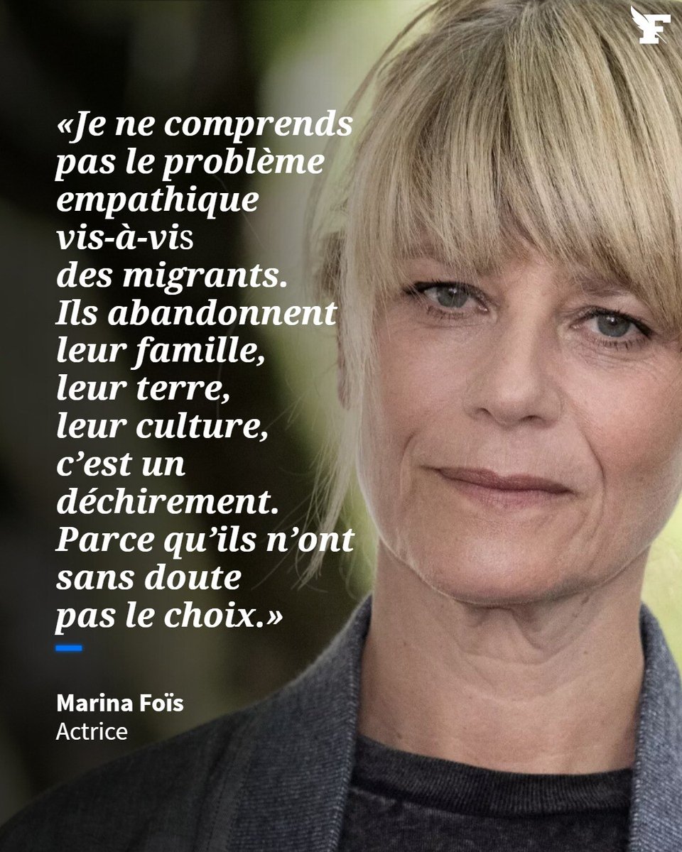 Le_Figaro's tweet image. Pour l’actrice, les Français devraient faire preuve de plus d’«empathie» à l’égard des migrants. →l.lefigaro.fr/2tx