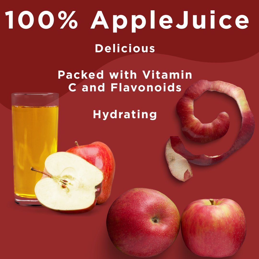 Sip the taste of fall with 100% apple juice 🍎 bit.ly/4ljE2Vp