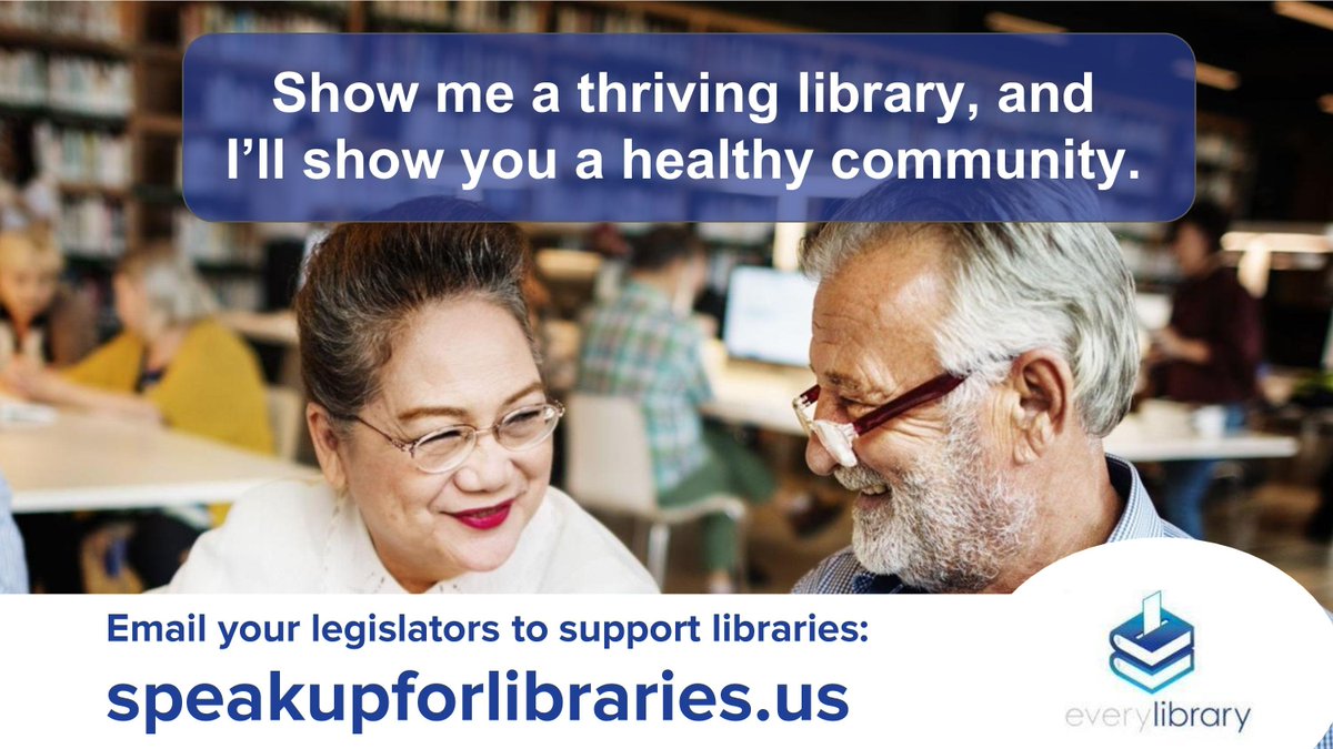Email your legislators to support libraries: speakupforlibraries.us