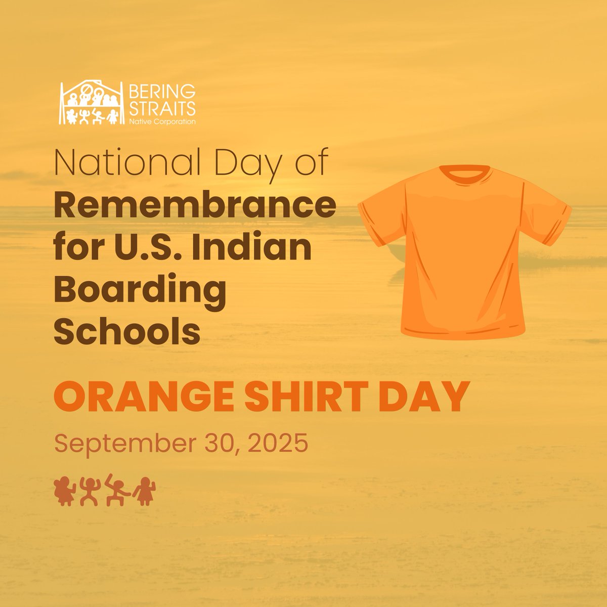 Today we observe the National Day of Remembrance for U.S. Indian Boarding Schools. We wear orange to honor the children who were taken, the survivors who carry their stories, and the families and communities forever impacted.