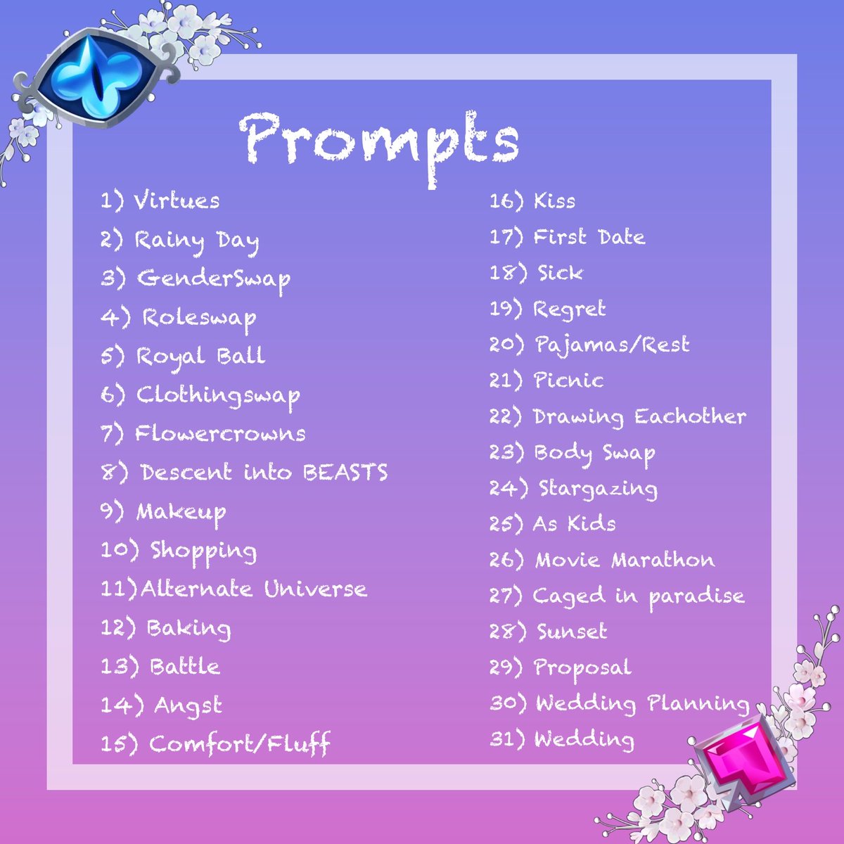 StarrPaths's tweet photo. SWEETLIES OCTOBER PROMPTS ARE OUT! Created by yours truly…
#ShadowSugar #eternalsugarcookie #shadowmilkcookie #crk #cookierun #cookierunkingdom #EternalShadow #EternalMilk https://t.co/z4l8p9LoYP