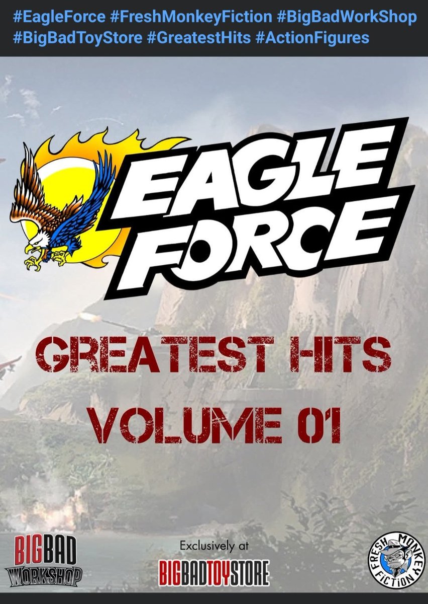 Right Now, Eagle Force Fans Can VOTE Thier Most Wanted Eagle Force Action Figures Back Into Existence #EagleForce #FreshMonkeyFiction #BigBadWorkshop #BigBadToyStore
Cast Your Vote Today, By Visiting m.facebook.com/story.php?stor…