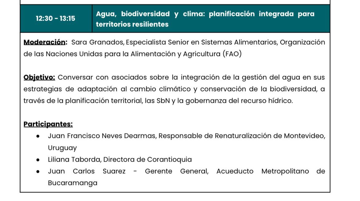 🌊 La gobernanza del agua es un pilar clave para enfrentar los retos de clima y alimentación.
Desde Cali, participamos en el Encuentro ICLEI Región Andina, reafirmando nuestro compromiso con sistemas alimentarios sostenibles. 🌱
#MejorMedioambiente 💚