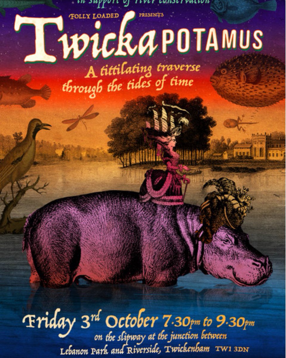 Twickapotamus:  come along to enjoy some #free fantastic local fun! Please book your ticket here👉eventbrite.co.uk/e/twickapotamu…