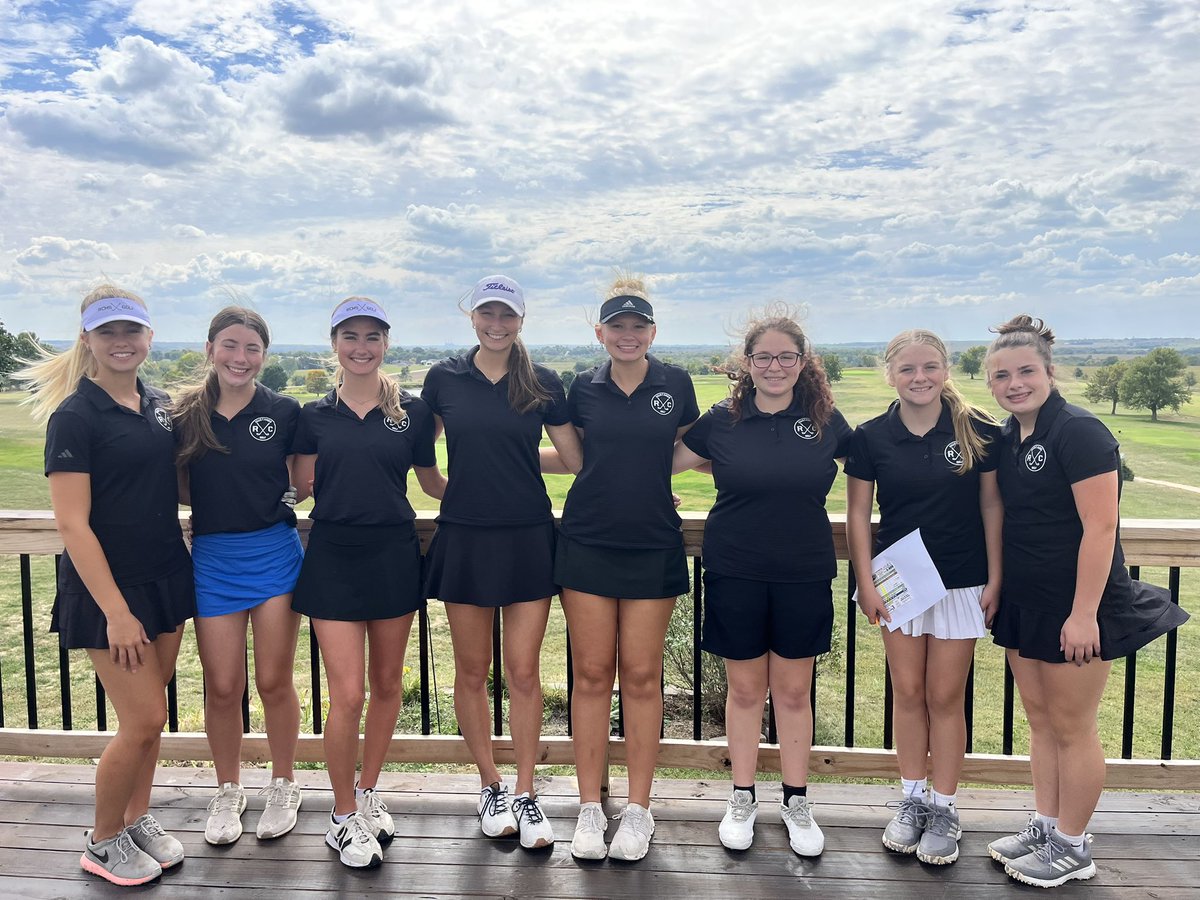 Great job today at our home tournament in Onaga. The JV girls played great today. Elliot Barnes and Rylie Friess are your 2025 Rock Creek JV Scramble Winners 🥇Devyn Vinduska and Lily Wick finish 4th, and Leanne Doucett and Jaeleigh Schreck finish 10th!