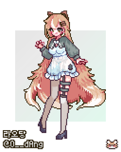 O__dAng's tweet image. OC  

#픽셀아트 #도트 #pixelart #ドット絵