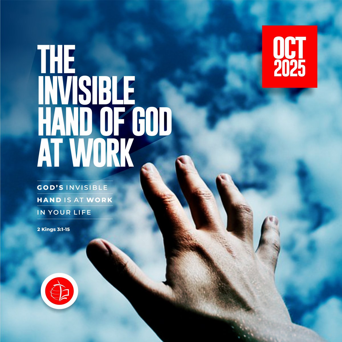 2 Kings 3:15 NKJV

In October the invisible hand of God is at work!

You're having sweatless victories. Those things you have been speaking, the hand of God will create them.

God is putting your feet on solid rock by His invisible hand.

#TheInvisibleHandofGod