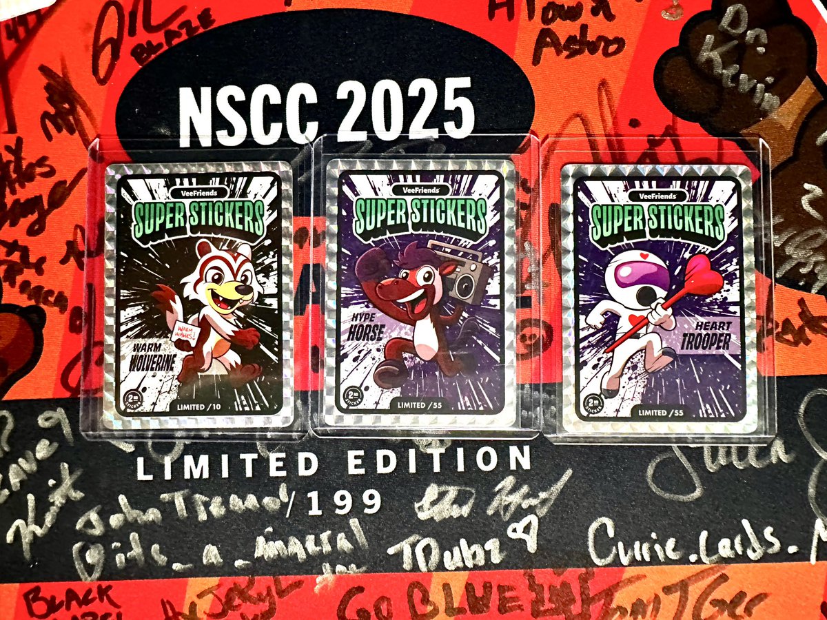 joelmcfarlin's tweet image. 🔥🔥🔥@veefriends  FLASH SALE!🔥🔥🔥Black Cat @CGCCards Slabs (2 10s&amp;amp;2 9s) 4 green refactor slabs, Super Stickers lot /399, /55 and 1 /10 Plus A bunch of @StephenCurry30 crossovers! Bulk purchase of $1200 - Will ship tomorrow! Single prices below!