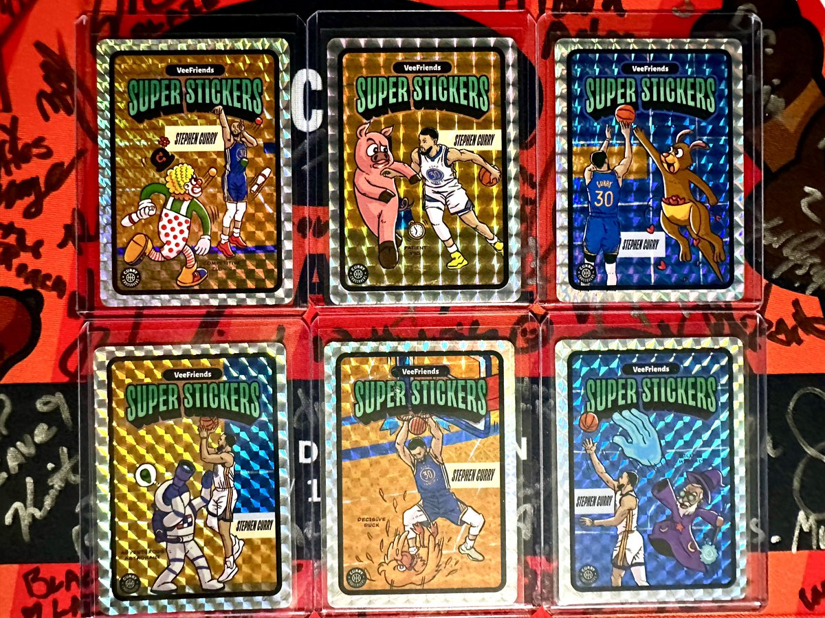 joelmcfarlin's tweet image. 🔥🔥🔥@veefriends  FLASH SALE!🔥🔥🔥Black Cat @CGCCards Slabs (2 10s&amp;amp;2 9s) 4 green refactor slabs, Super Stickers lot /399, /55 and 1 /10 Plus A bunch of @StephenCurry30 crossovers! Bulk purchase of $1200 - Will ship tomorrow! Single prices below!