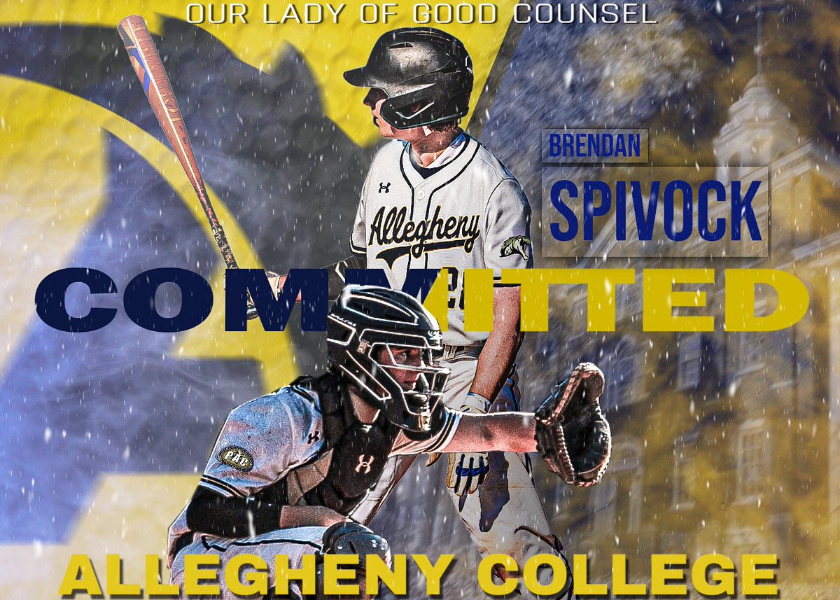 I am excited and blessed to announce my commitment to further my academic and athletic career at Allegheny College. I would like to thank God, my family, coaches, teammates, and everyone who has shaped me to be who I am today. 
#madeinmeadville #thecongregation