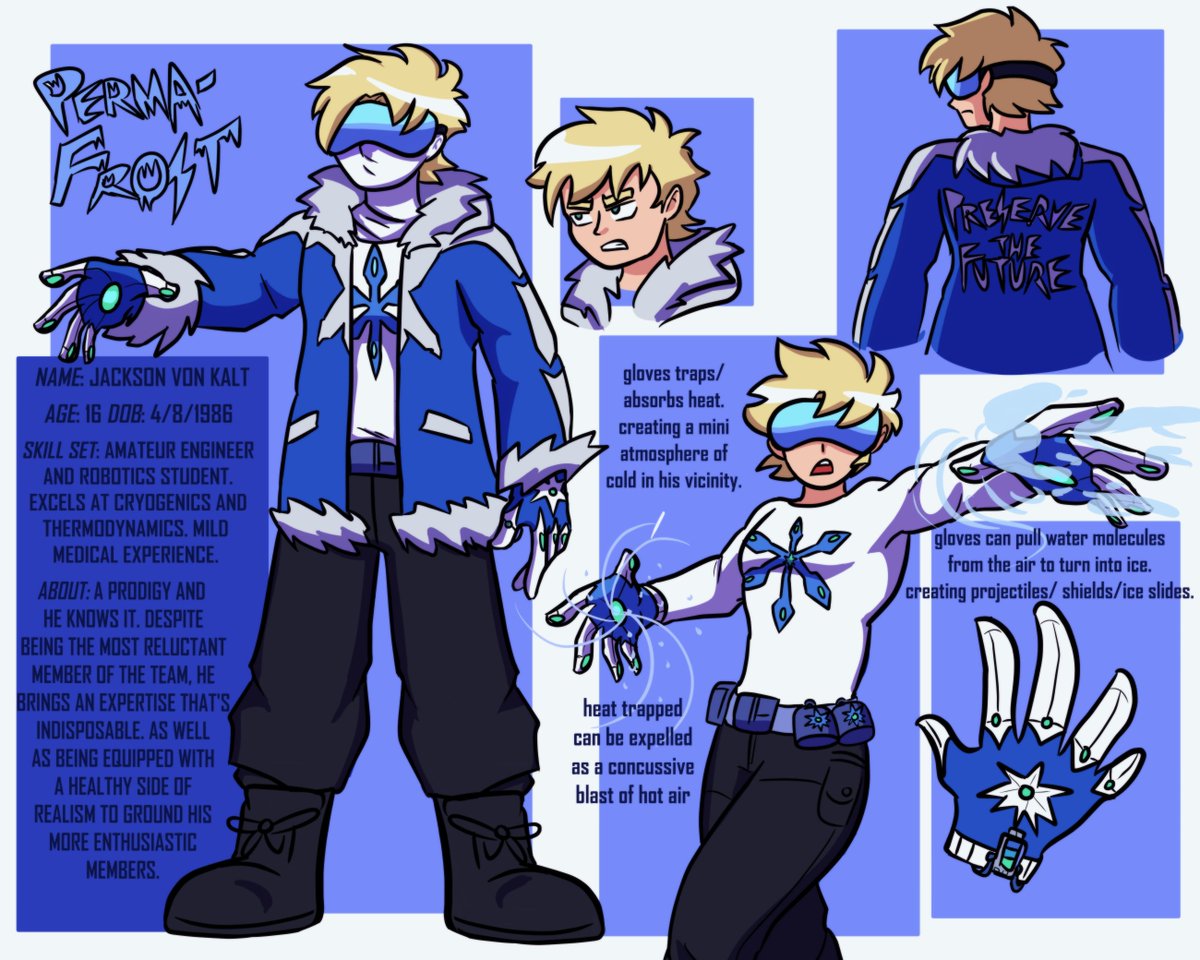 ink_cornrbox's tweet image. made this a few months back for one of my favorite characters, perma-frost. the rival/best friend to omega-boy
#OC #originalcharacter