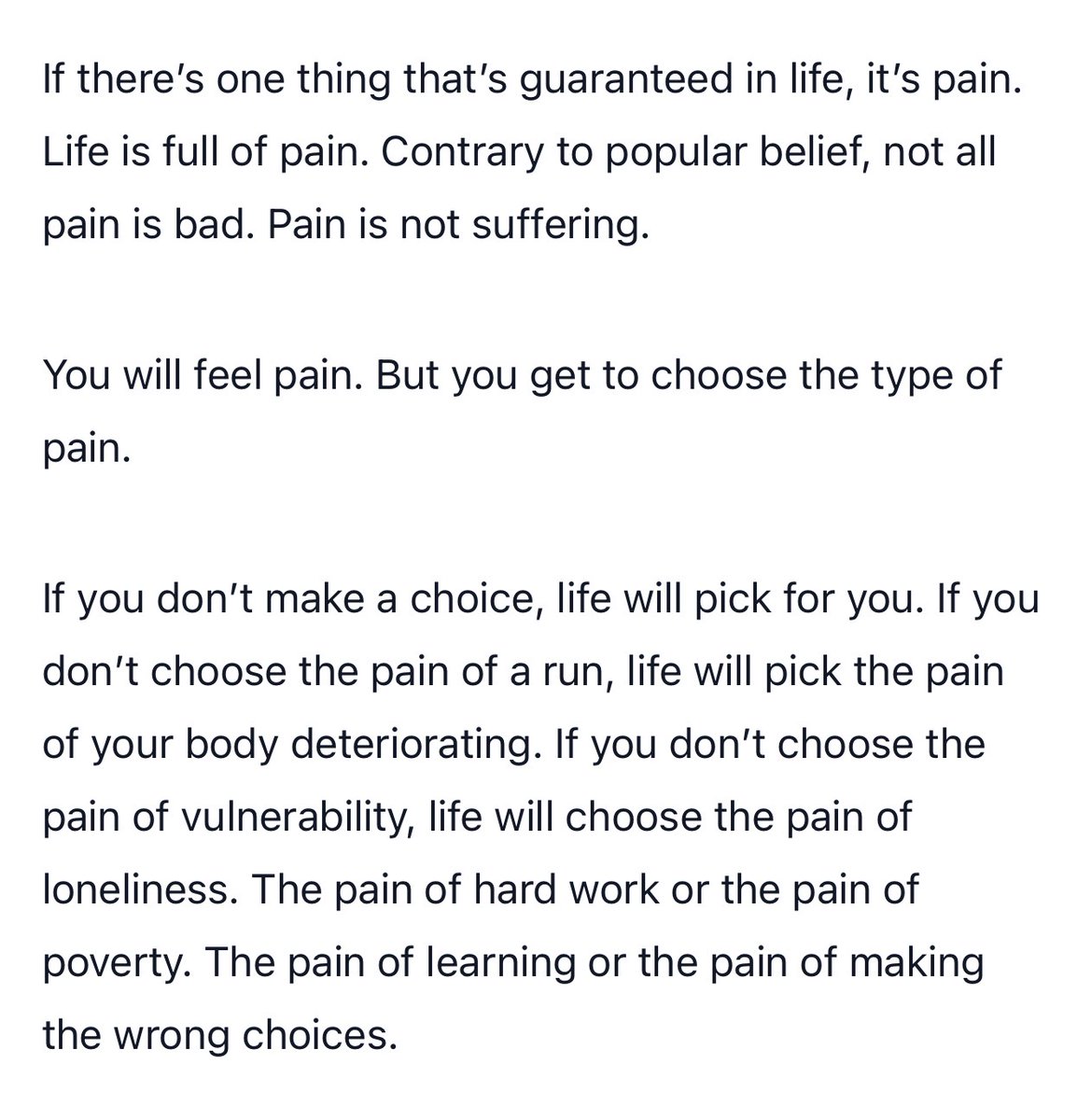 sharifshameem's tweet photo. Most people will spend decades in chronic pain to avoid a few minutes of acute pain: https://t.co/2q6UK64TuD