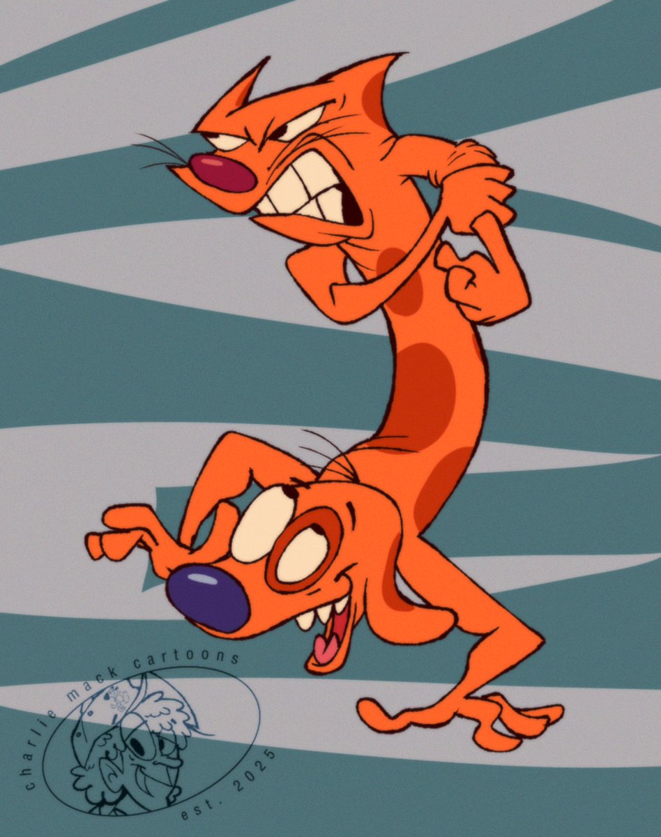 cosmicalarcade's tweet image. lookin’ fer sum Eats… #catdog #nicktoons