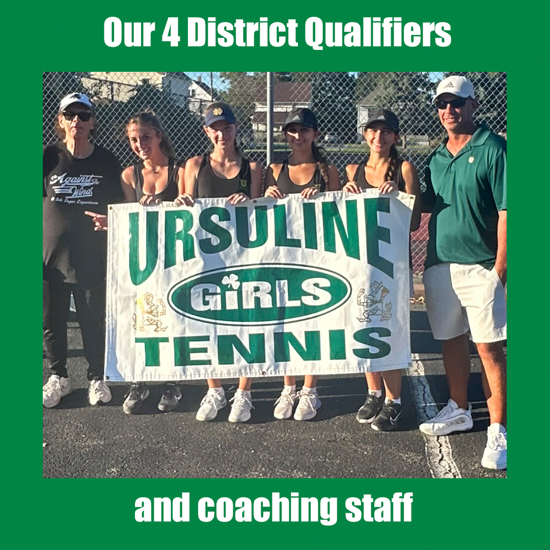 Our 4 District Qualifiers
and coaching staff