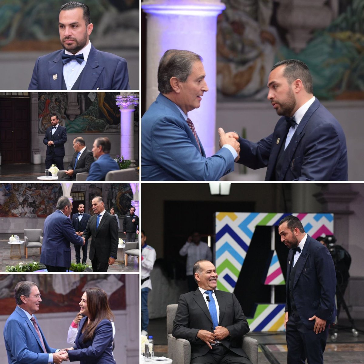 Por primera vez en la historia política de Aguascalientes, la gobernadora <a href="/TereJimenezE/">Tere Jiménez</a> reunió en una misma mesa a 3 exgobernadores: Luis Armando Reynoso, Carlos Lozano y Martín Orozco. 

El mensaje es claro: cuando se trabaja con unidad, se construye un mejor Aguascalientes.