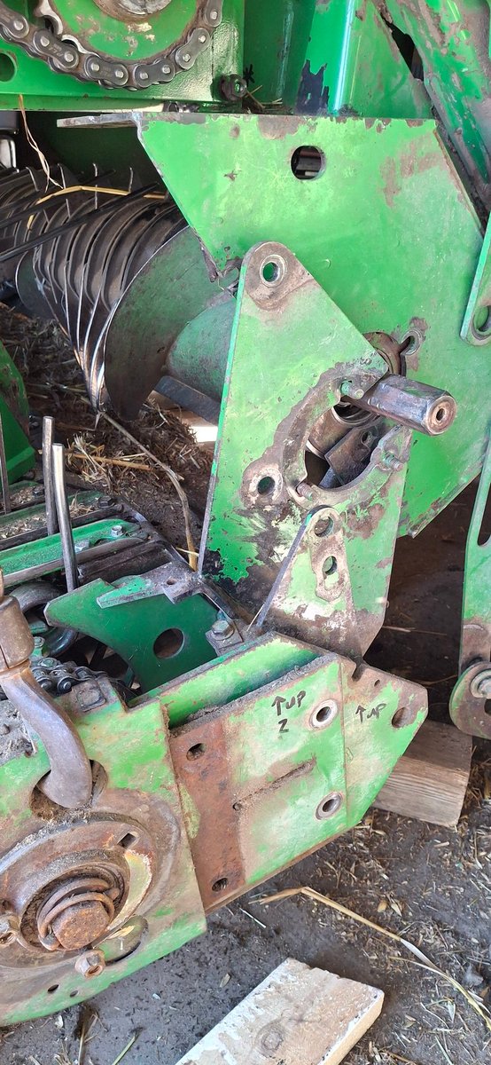 Got to be the worst bearing to change on this 458s. We have to take pickup completely off and both sides of auger roll to change inside bearing.