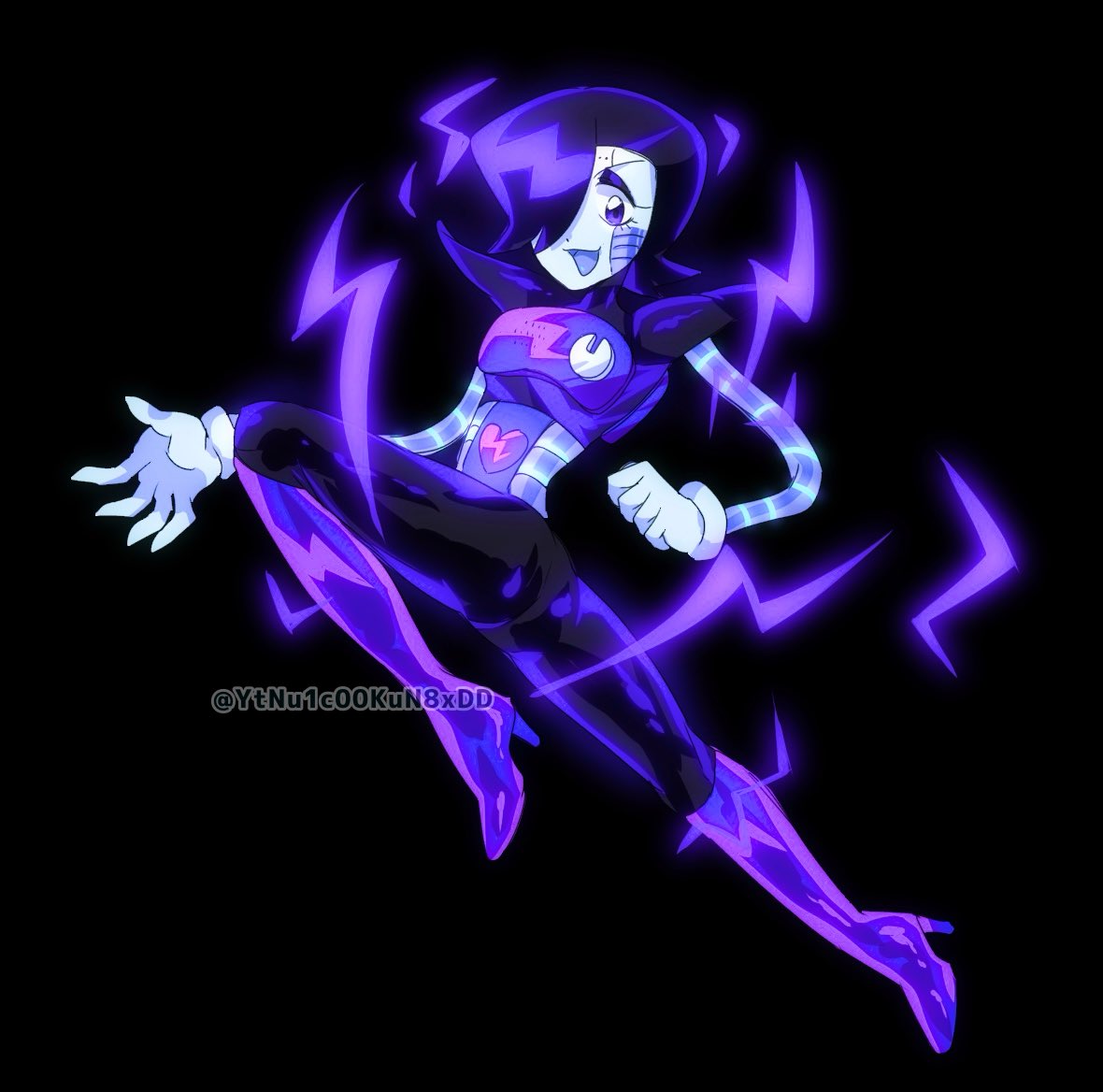 #mettaton 
カミナリメタ⚡️💜✨