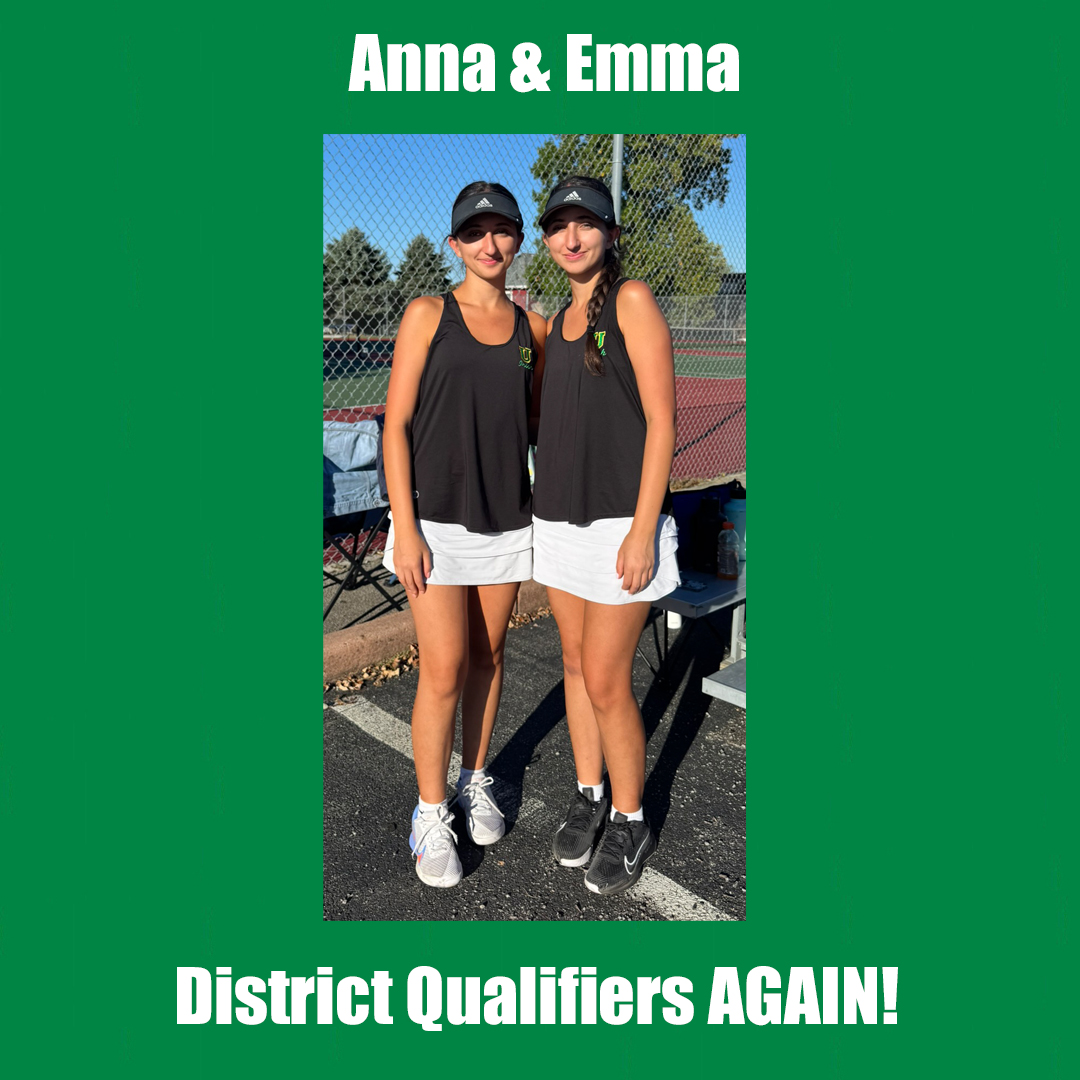 Anna &amp; Emma

District Qualifiers AGAIN!