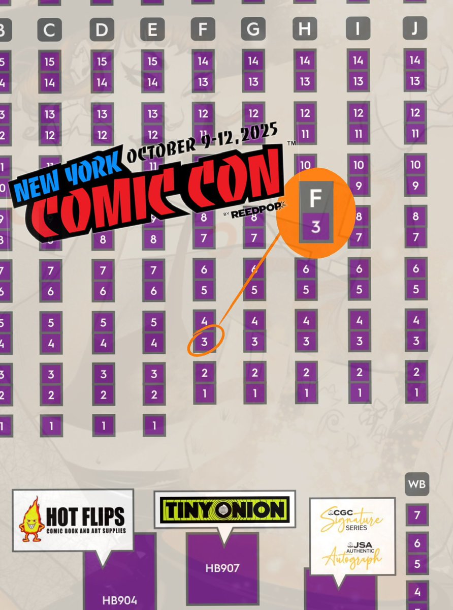 NYCC is next week. 
I’m so exited to see you all. 
I’ll be at table F-03 in Artist Alley. 

I’ll have comps, new prints, a lot of stickers, and obviously Romy Original Art. I’ll show you something in the next few days.

✨Stay tune.✨