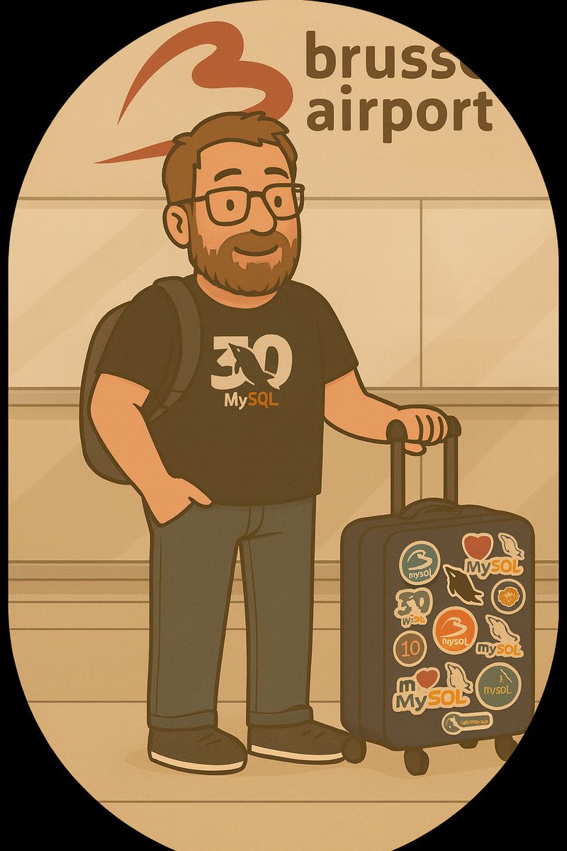 lefred's tweet image. Airport on time ✅ #MySQL #MySQLBr
